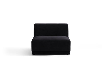 Miley — Modular Sofa Black (Venus 2923) Black Plastic