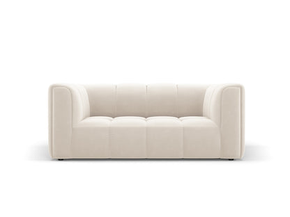 Moritz — Sofa Light Beige (Bluvel 22) Black Plastic