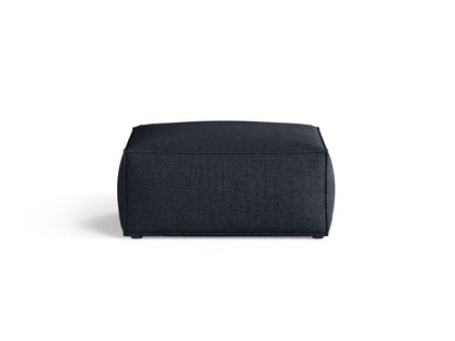 Aveiro — Pufas tamsiai mėlynos spalvos (Eden 16 Deep Blue) Juodos spalvos plastikas