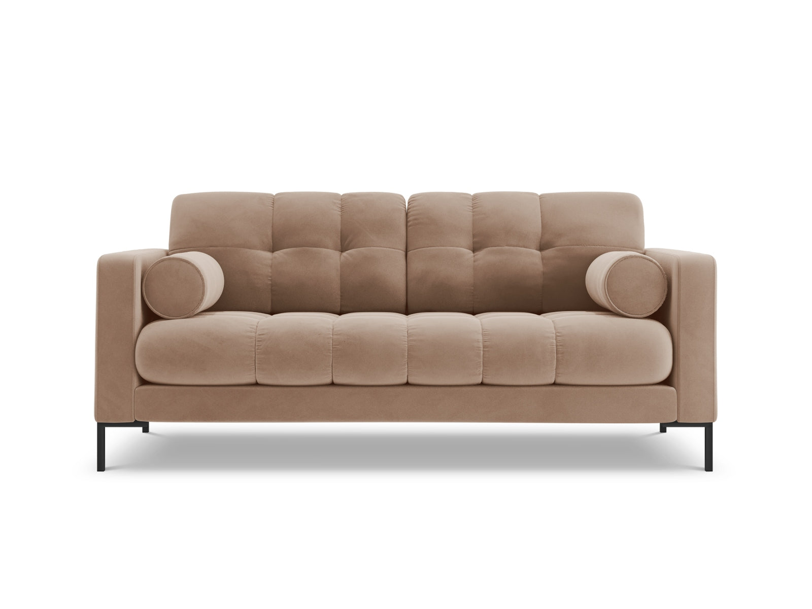 Bali — Diivan Beige (Bluvel 28) Must metall