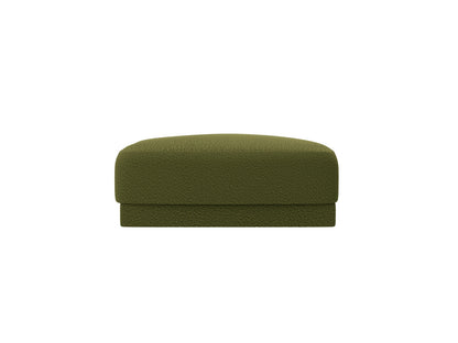 Miley — Pouf Dark Olive Green (Baloo 2090) Black Plastic
