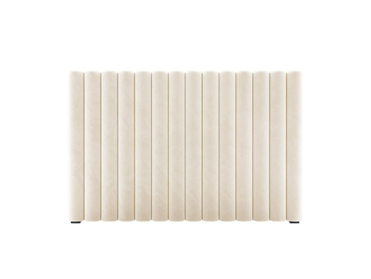Mistero — Headboard Beige (Paris Cream) Black Plastic