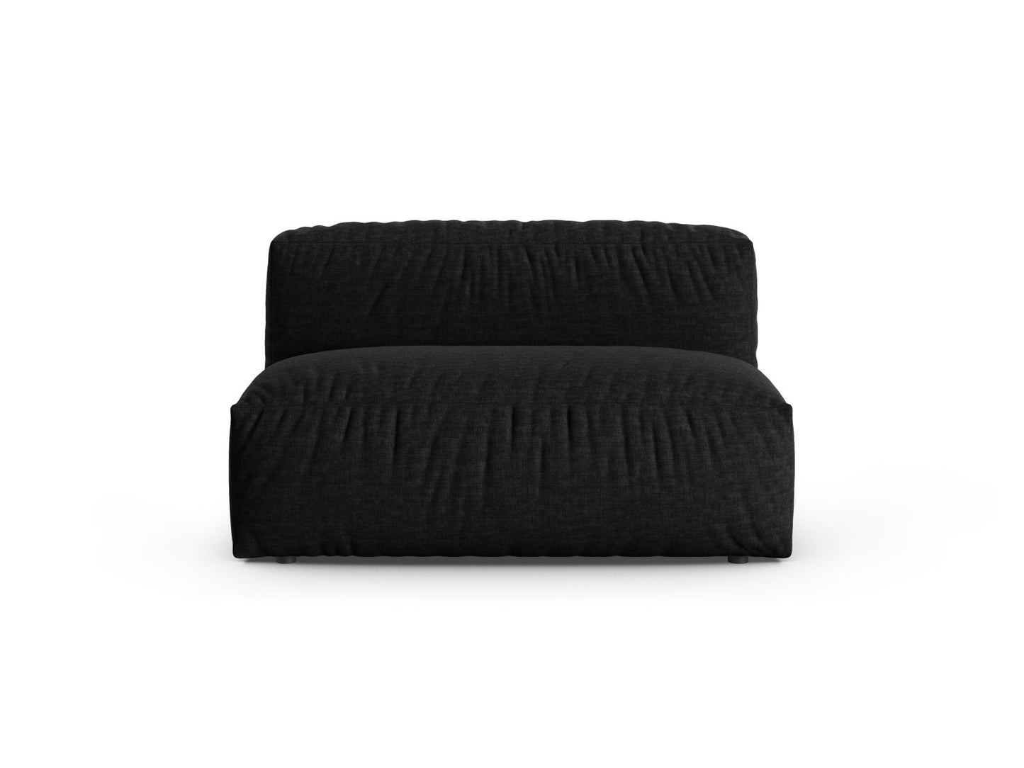 Martina — Modular Sofa Black (Boston Black) Black Plastic