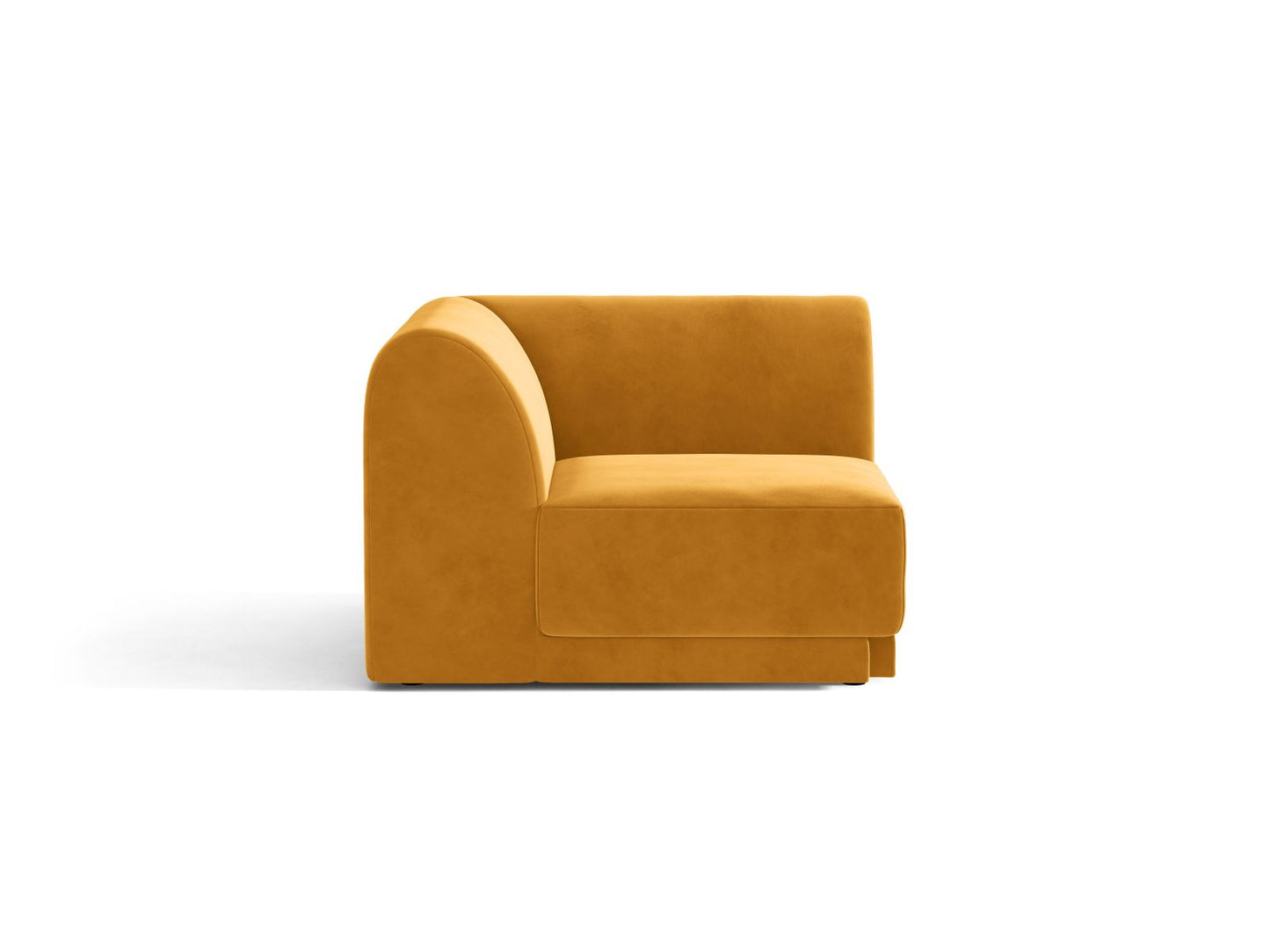 Miley — Modular Sofa Yellow (Venus 2917) Black Plastic Unknown