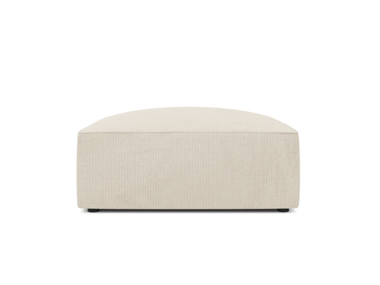 Ruby — Pouf Light Beige (Scala Nata) Black Plastic