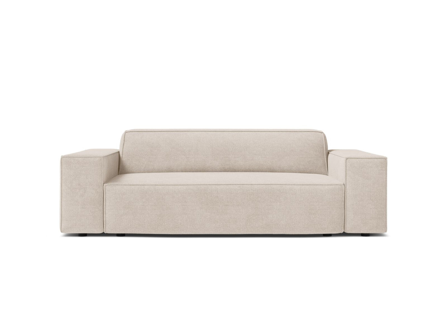 Jodie — Sofa Beige (Liberty 2) Black Plastic