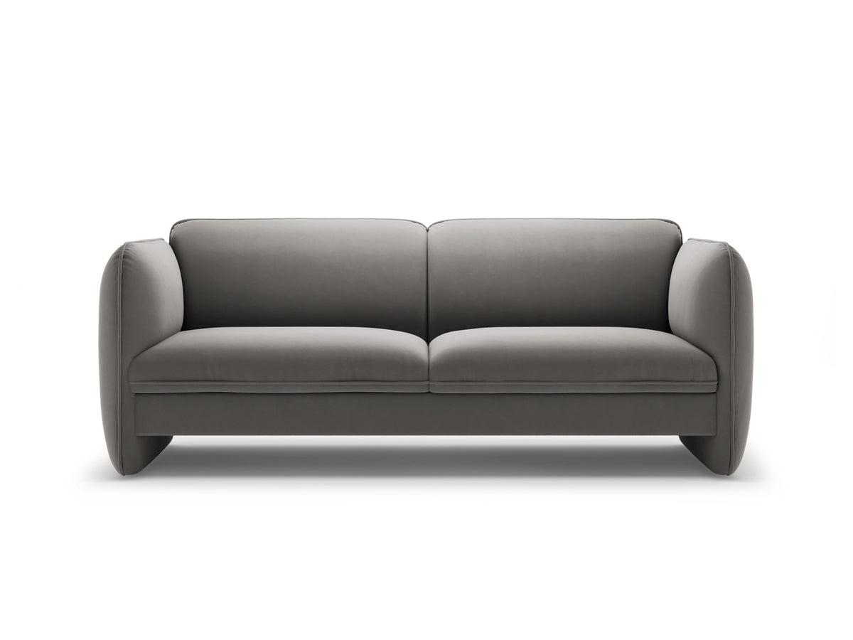 Georgia — Sofa (204x90x80 cm) Dark Grey (Magic Velvet 2241)