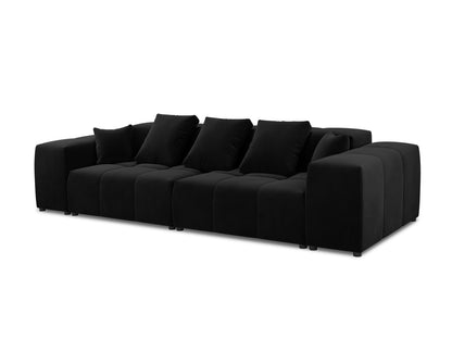 Rome — Sofa Black (Salvador 19) Black Plastic
