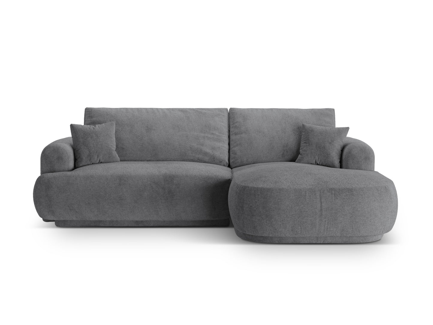 Ella — Corner Sofa (271x174x88 cm) Grey (Sorella 89) Right