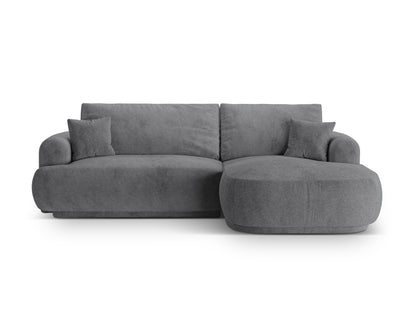 Ella — Corner Sofa (271x174x88 cm) Grey (Sorella 89) Right