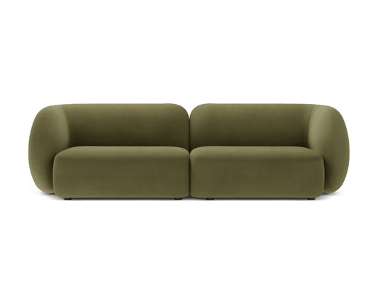 Kate — Sofa Green (Salvador 08) Black Plastic