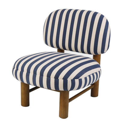 LUMEN Blue White Armchair - Comfortable Modern Seating