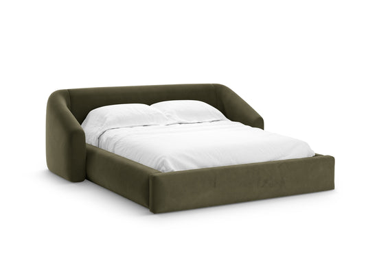 Campi — Bed Green (Bluvel 77) Black Plastic