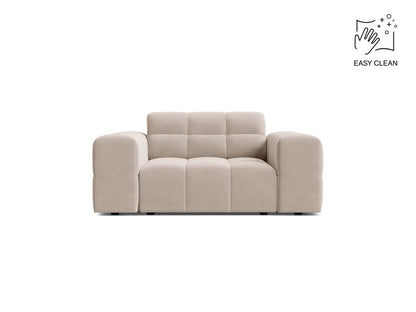 Jennifer — Armchair Light Beige (Venus 2927) Black Plastic