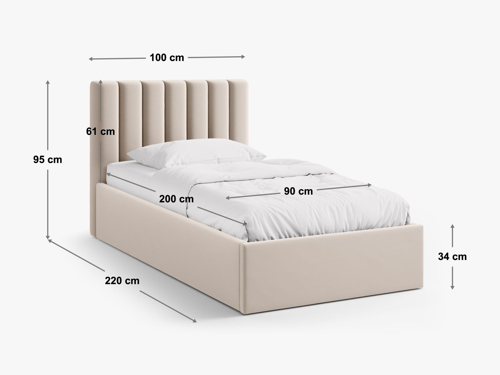 Allison — Lova (220,0 x 100,0 x 95,0 cm)