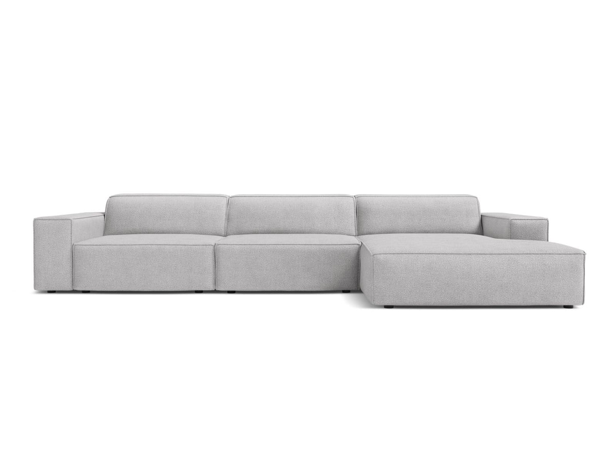 Jodie — Corner Sofa (284x162x77 cm) Light Grey (Baloo 2085) Right