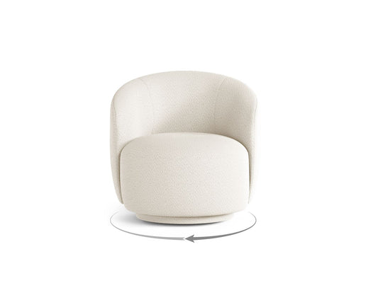 Letizia — Armchair Ivory (CORAL 15) Fabric