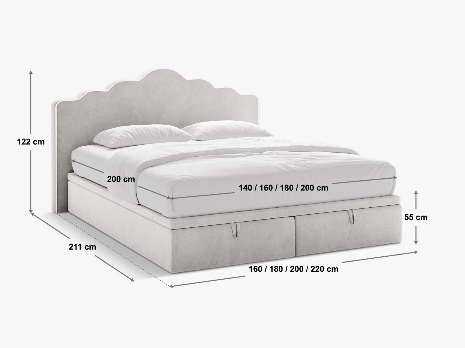 Dream — Bed (180x211x122 cm)