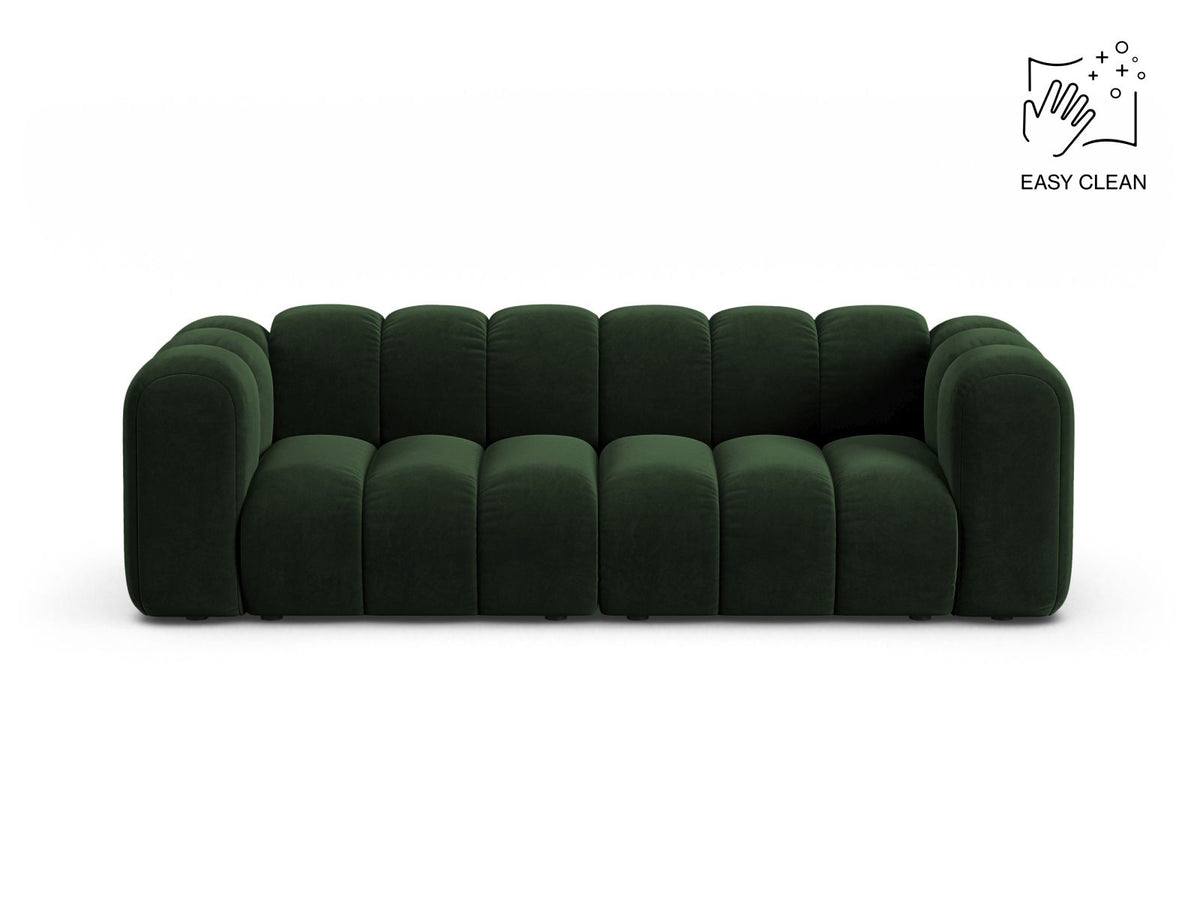 Lupine — Sofa Bottle Green (Venus 2940) Black Plastic