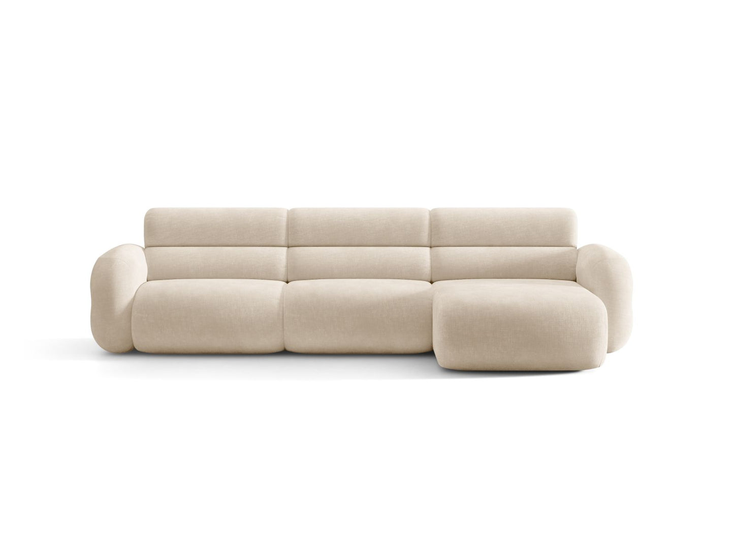 Neo — Corner Sofa (305x165x83 cm) Light Beige (Golden 03) Right
