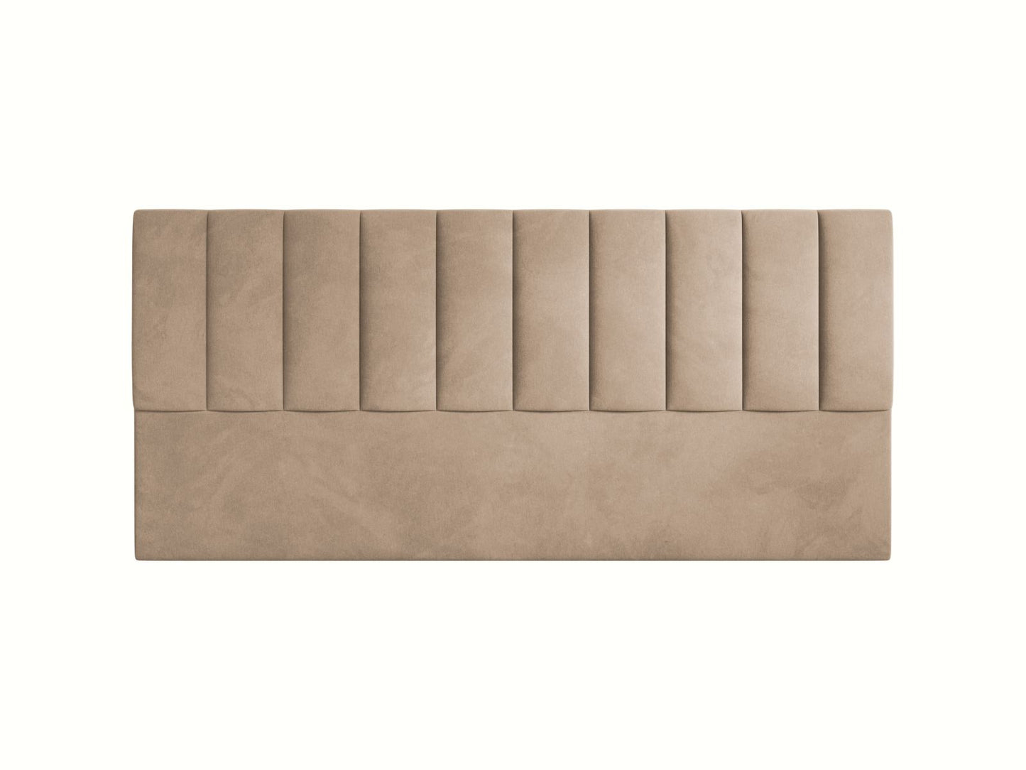 Marl — Headboard Almond Beige (Magic Velvet 2282) Black Plastic