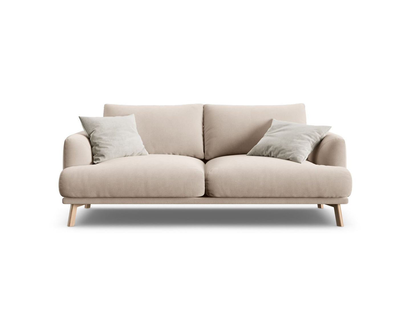 Naomi — Sofa Beige (Salvador 1) Wood