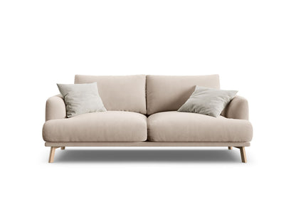 Naomi — Sofa Beige (Salvador 1) Wood