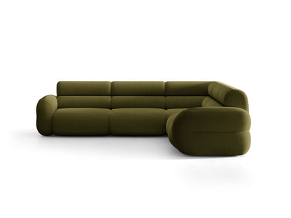 Neo — Corner Sofa (295x295x83 cm) Dark Olive Green (Baloo 2090)