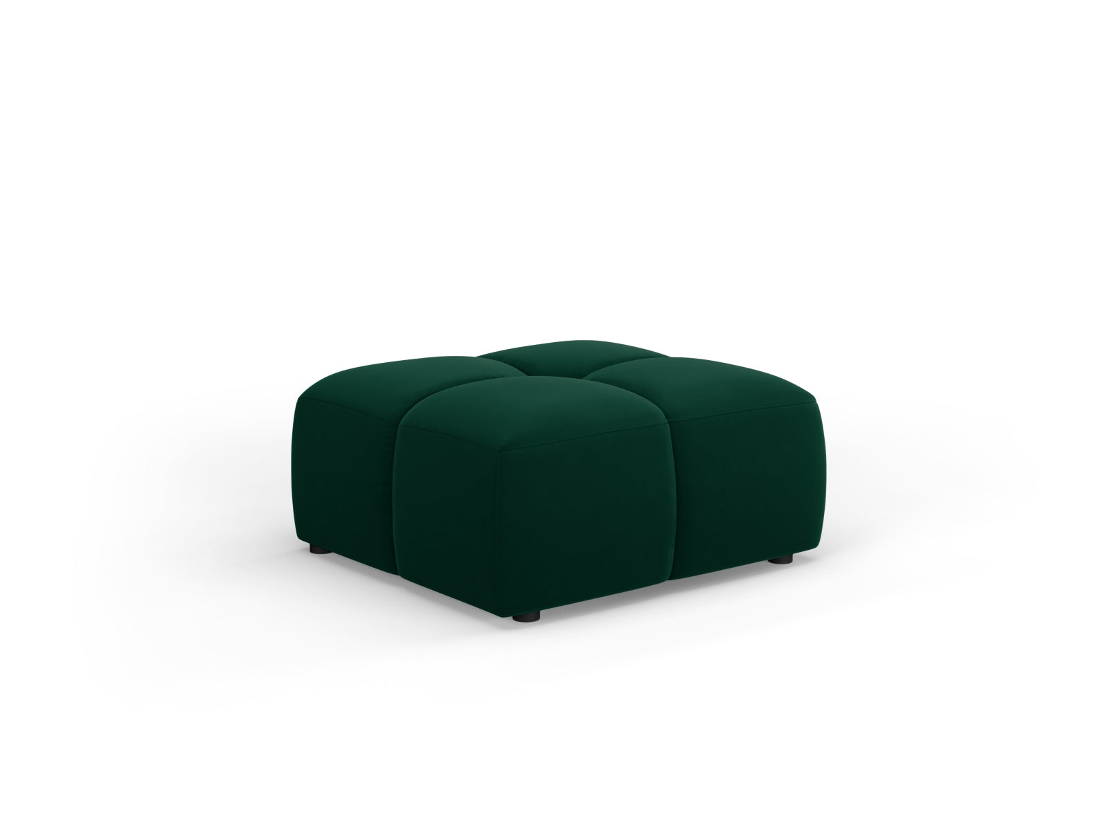 Moritz — Pouf pudelroheline (Bluvel 78) must plastik
