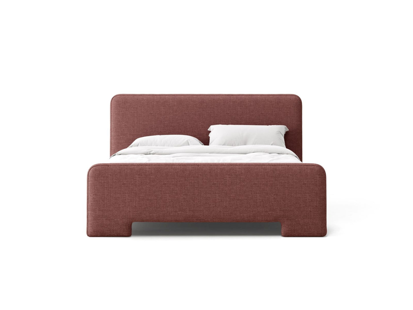 Eda — Bed (151x216x100 cm) Pink Melange (Bjorn 92)