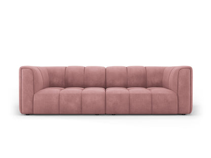 Moritz — Sofa Pink (Rebel 7) Black Plastic