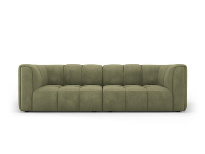 Moritz — Sofa Light Green (Rebel 18) Black Plastic