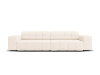 Chicago — Sofa Light Beige (Haga 23) Black Plastic