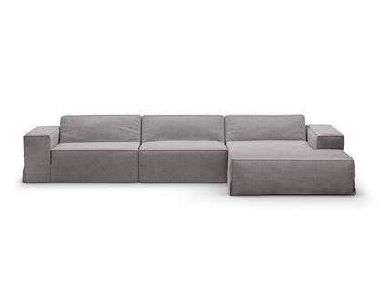 Jodie — Corner Sofa (284x162x77 cm) Warm grey (LINS 07) Right