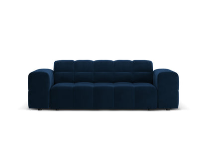 Chicago — Sofa Royal Blue (Bluvel 86) Black Plastic