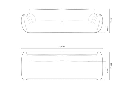Kaelle — Sofa (248,0 x 110,0 x 85,0 cm)