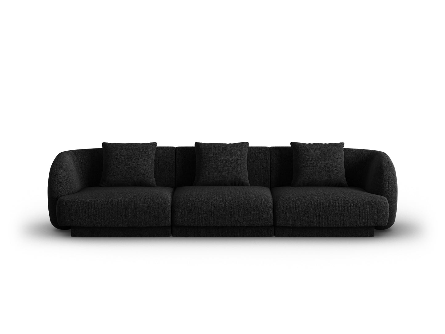 Tulum — Sofa Black (Haga 19) Black Plastic