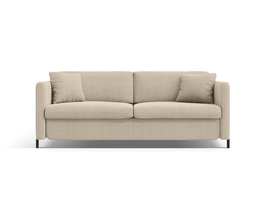 Gloria — Sofa Beige (Bjorn 24) Black Metal
