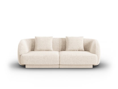 Tulum — Sofa Light Beige (Haga 23) Black Plastic