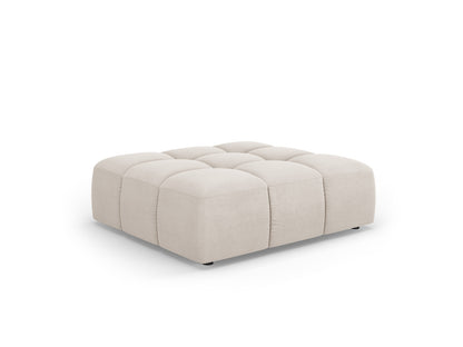 Moritz — Pouf Beige (Rebel 25) Black Plastic