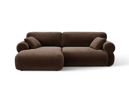 Ophelia — Corner Sofa (236x164x84 cm) Chocolate (Salvador 4) Left