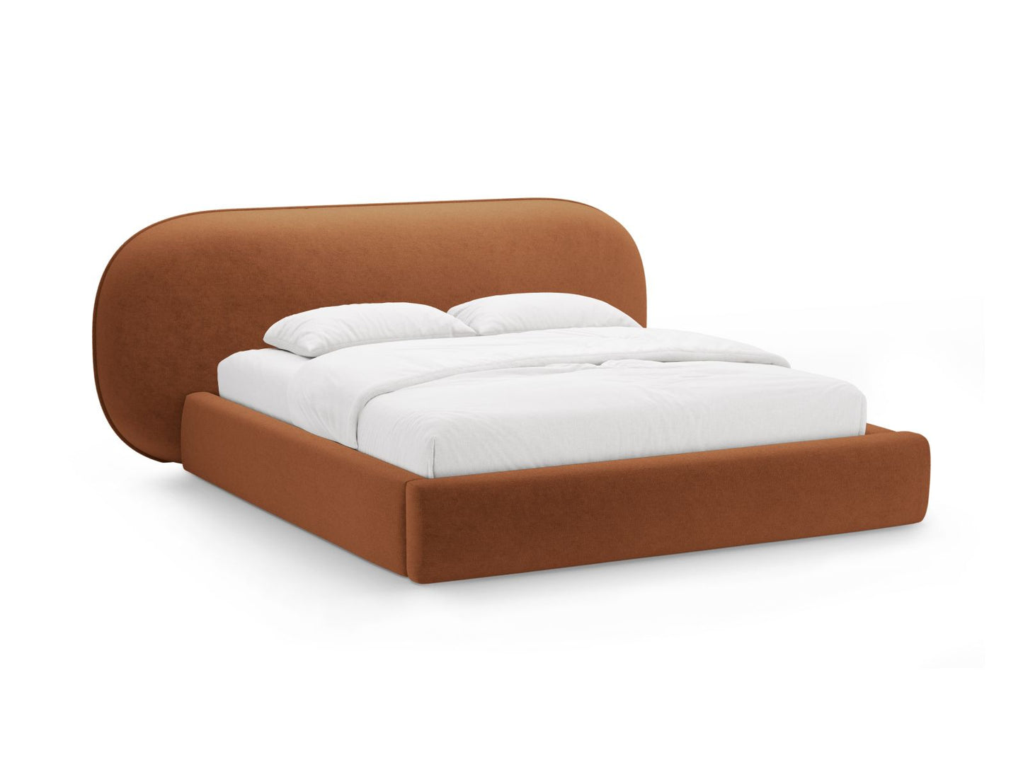 Ovalo — Bed Terracotta (Perfect Harmony 52) Black Plastic