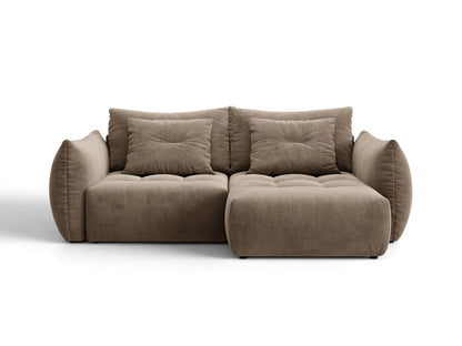 Bloom — Sofa (250x152x87 cm) Light Brown (Casino Taupe) Right