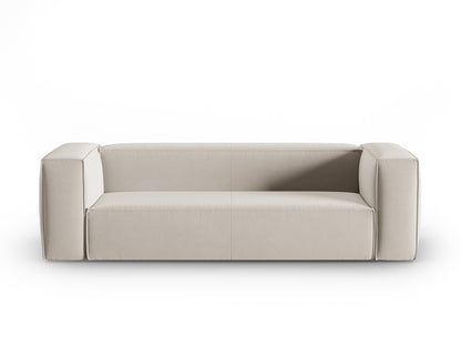 Mackay — Sofa Ecru (Casino Sand) Black Plastic