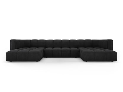 Moritz — Panoramic Sofa Black (Rebel 1) Black Plastic
