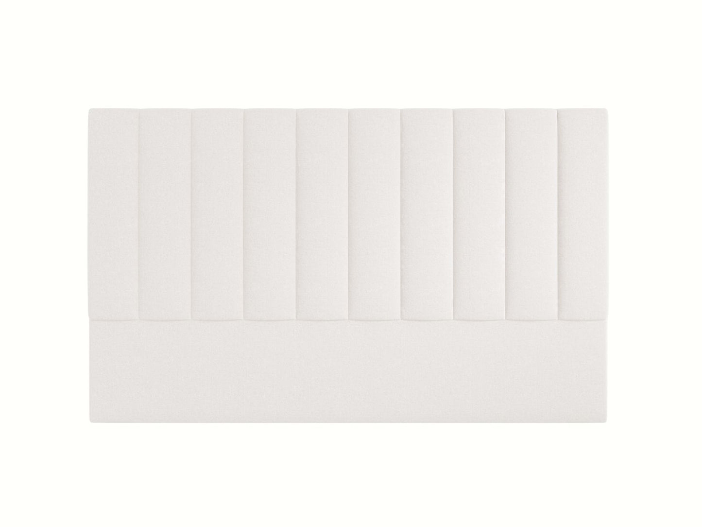 Marl — Headboard Light Beige (Eden 2 Pearl) Black Plastic