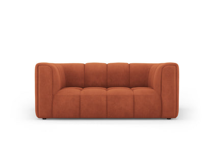 Moritz — Sofa Orange (Rebel 20) Black Plastic