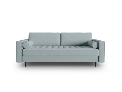 Aspen — Sofa Blue (Melva 72) Black Beech Wood
