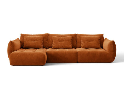 Bloom — Corner Sofa (327x152x97 cm) Terracotta (Casino Terracota) Left