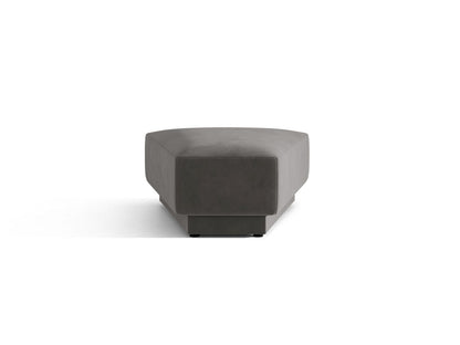 Miley — Pouf Grey (Venus 2930) Black Plastic